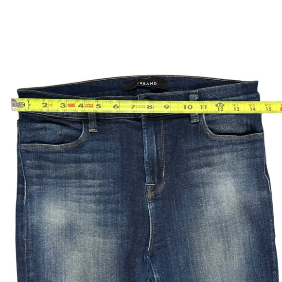 J Brand Spirited Cropped Zip Ankle Stretch Jean Size 29 - Picture 6 of 15